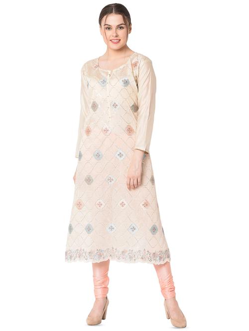 pastel straight semi-stitched suit - 16672901 - Very Small Image - 1
