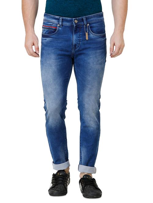 blue light washed jeans - 16672937 - Standard Image - 1