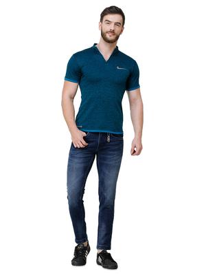 blue light washed jeans - 16672945 - Standard Image - 4