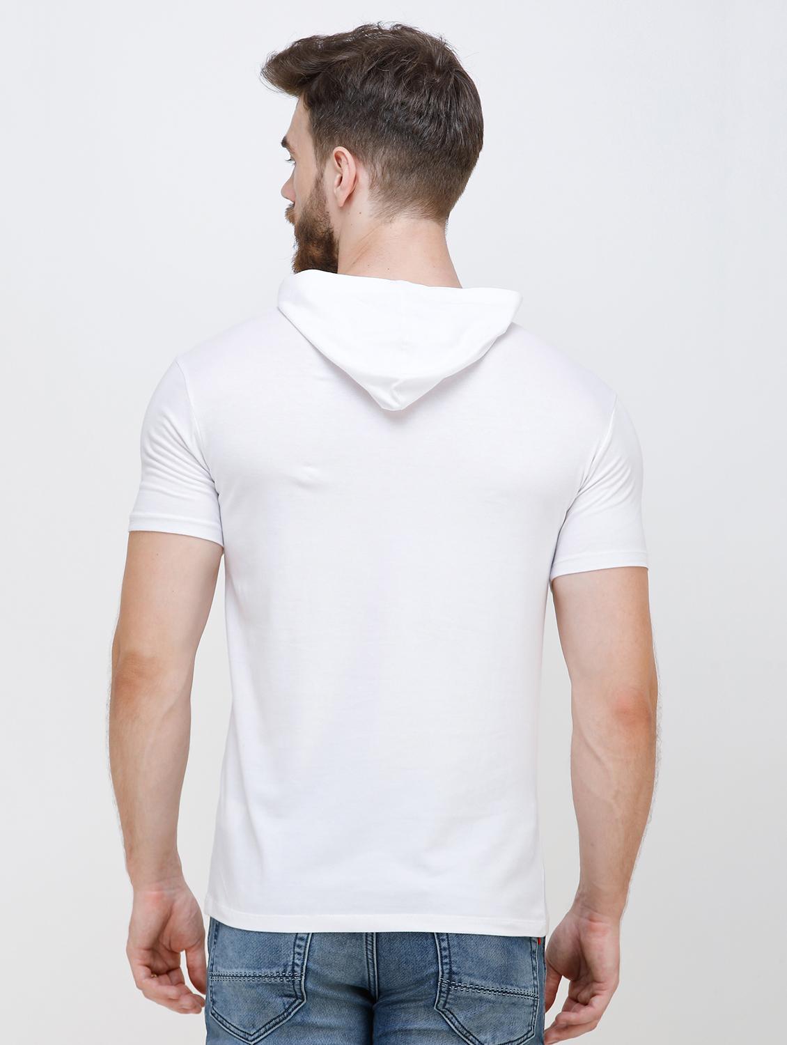 white chest print t-shirt - 16673067 - Zoom Image - 4
