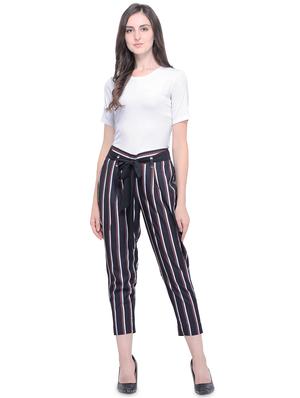 tie knot striped peg trouser - 16673322 - Standard Image - 4