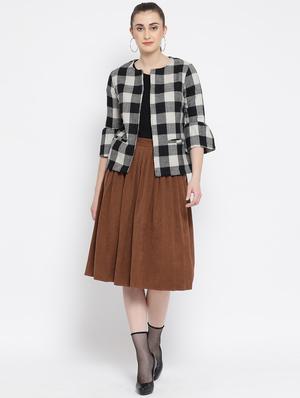 bell sleeved pocket detail blazer - 16673766 - Standard Image - 4