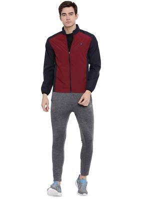 red color block casual jacket - 16674511 - Standard Image - 4