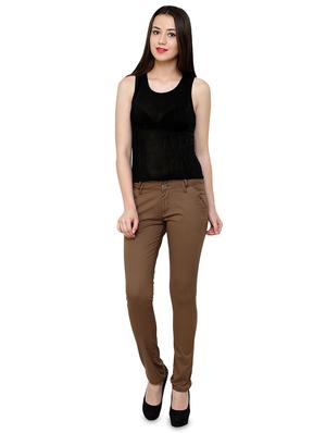 high rise solid trouser - 16674684 - Standard Image - 4