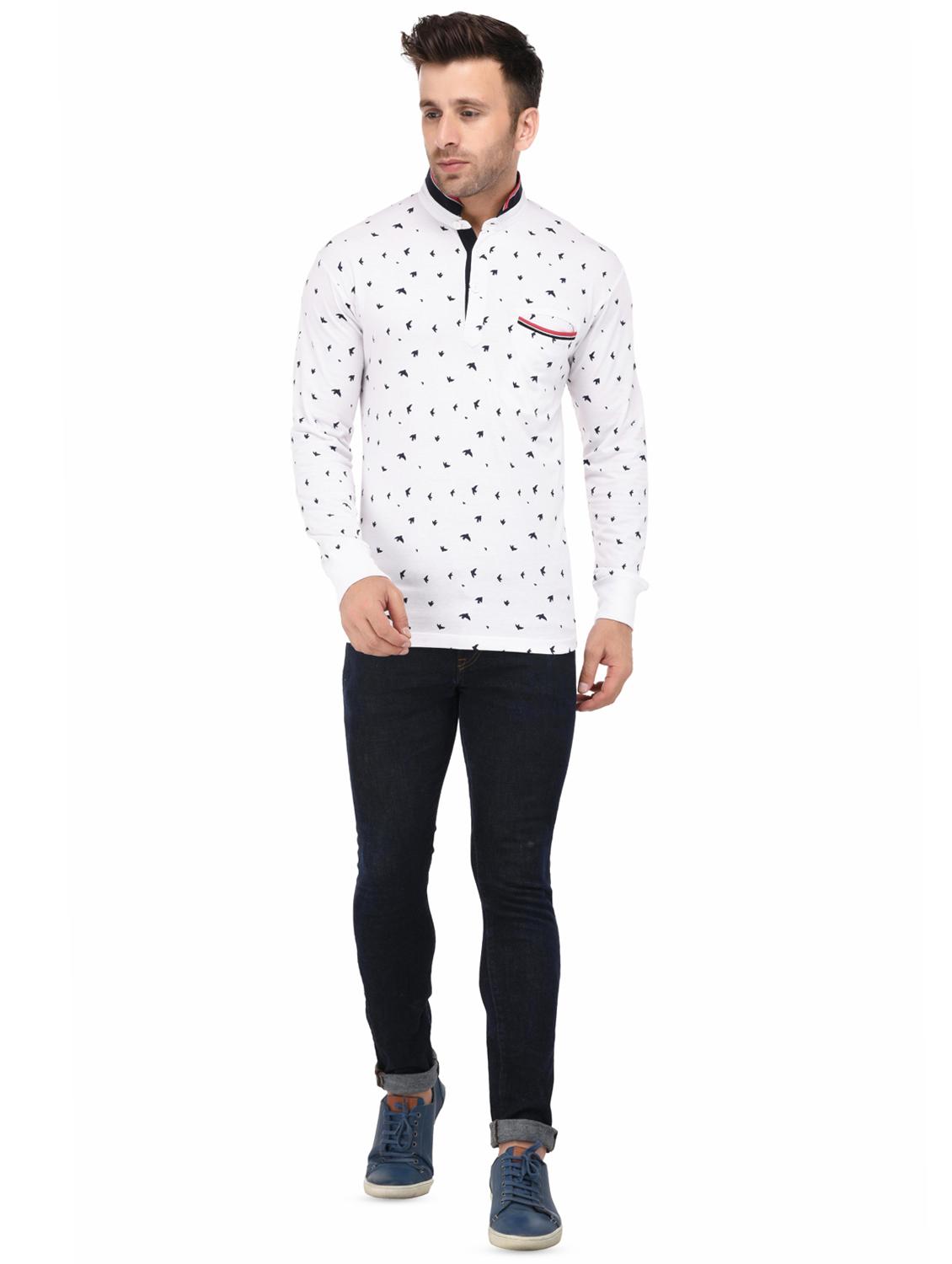 white printed t-shirt - 16674838 - Zoom Image - 4