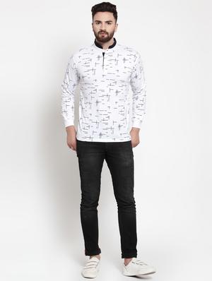 white all over print t-shirt - 16674891 - Standard Image - 4