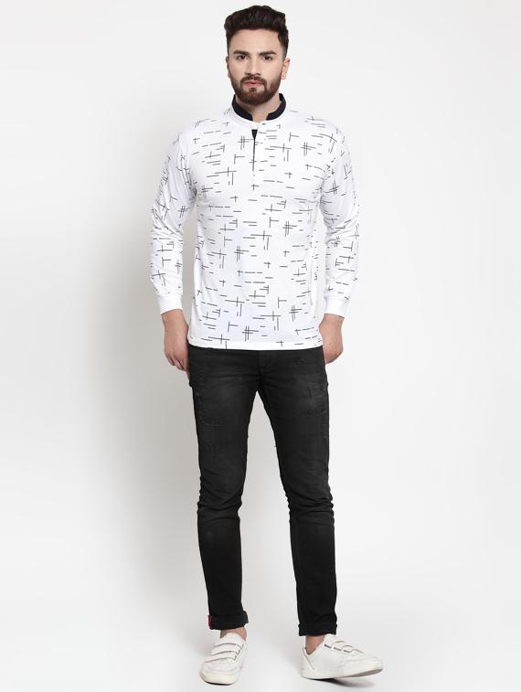 white all over print t-shirt - 16674891 - Zoom Image - 4
