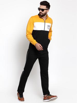 black color block tracksuit - 16675052 - Standard Image - 4