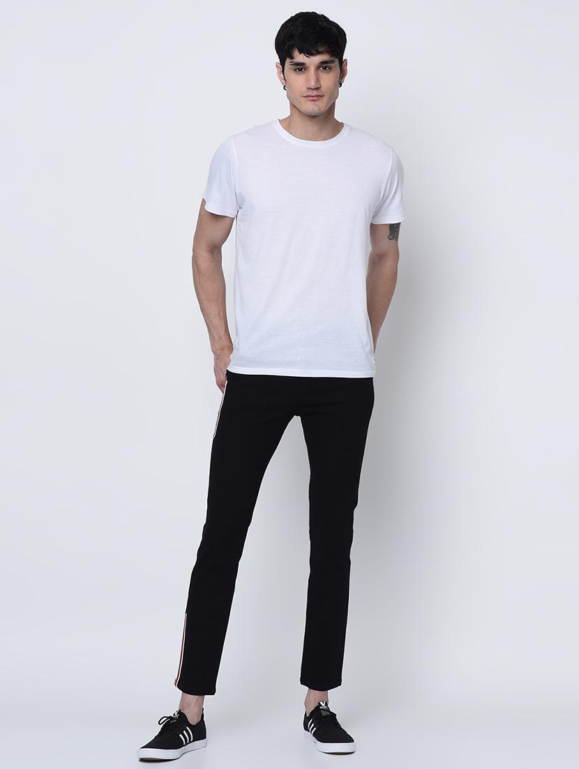 black side striped chinos - 16675270 - Zoom Image - 4