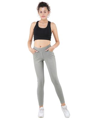high rise solid jeggings - 16675821 - Standard Image - 4