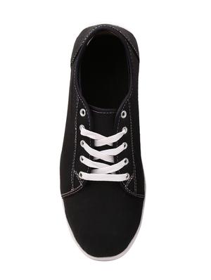 black canvas lace up sneakers - 16675962 - Standard Image - 4