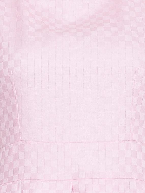 round neck pleated a-line dress - 16676073 - Zoom Image - 4