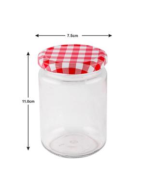 candy polka small square jar with color metal lid (set of 6) - 16676231 - Standard Image - 4