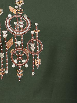 embroidered straight kurta - 16676426 - Standard Image - 4