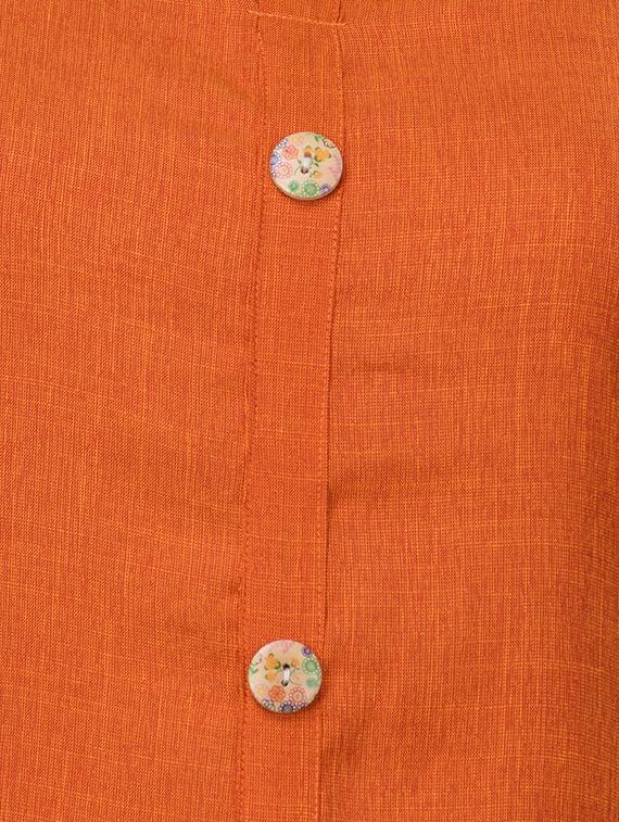 embroidered straight kurta - 16676456 - Zoom Image - 4