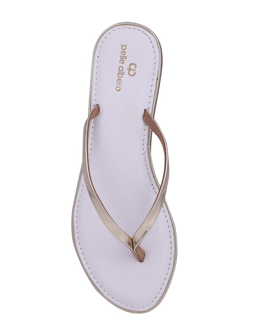 metallic slippers flip flops - 16676837 - Zoom Image - 4