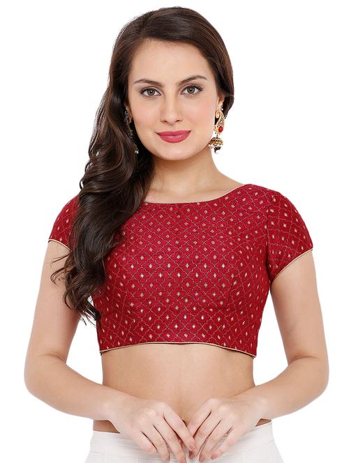 back detail printed blouse - 16676936 - Standard Image - 1