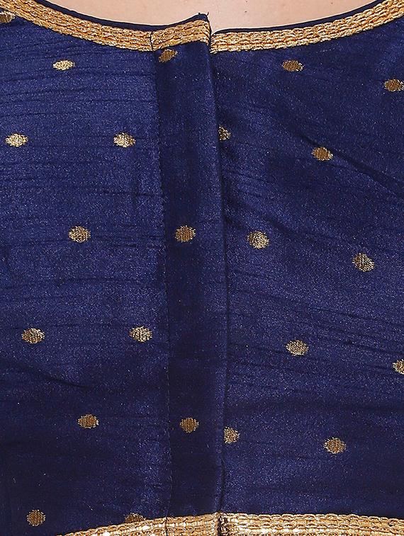 back detail printed blouse - 16676943 - Zoom Image - 4