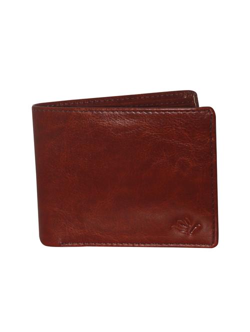 brown leatherette wallet - 16677016 - Standard Image - 1