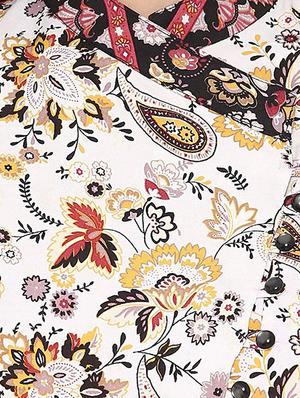paisley straight kurti - 16677027 - Standard Image - 4