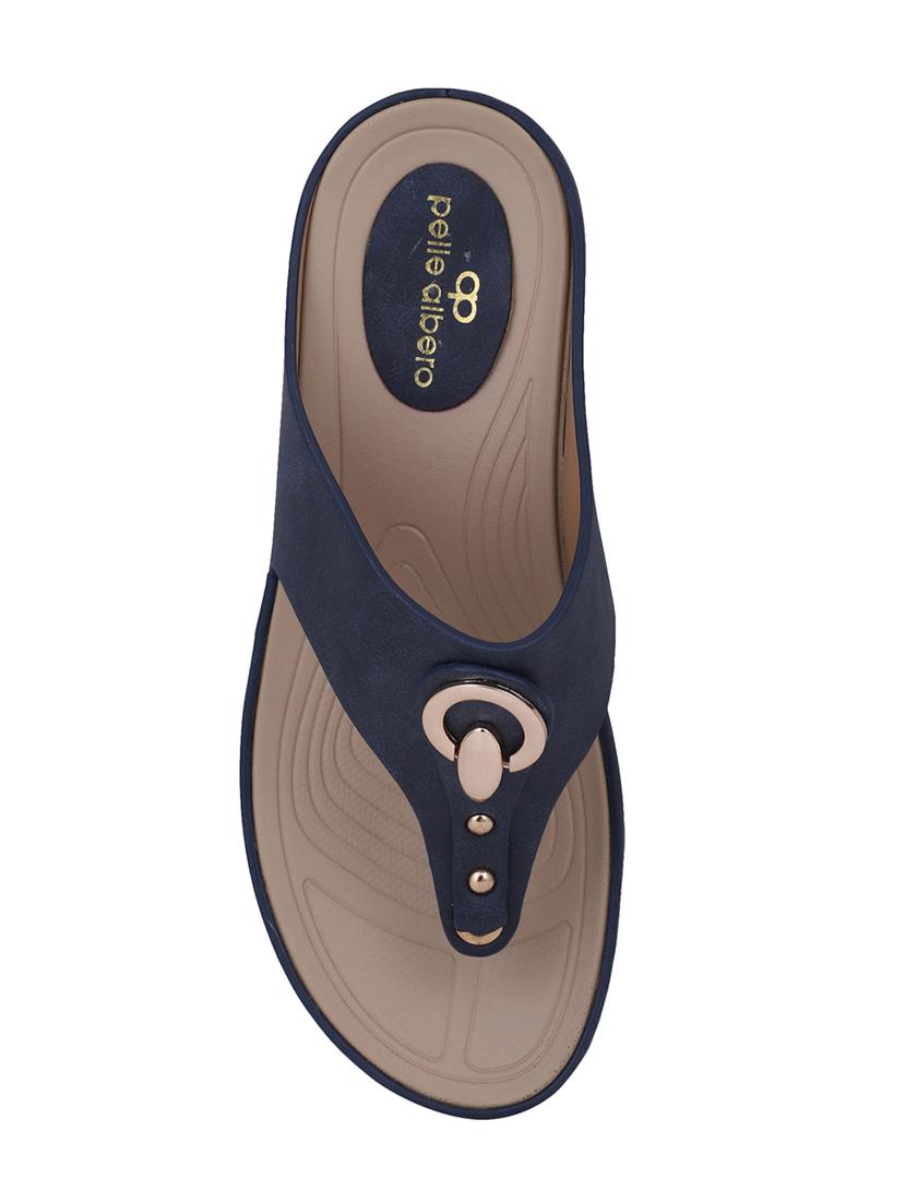 blue toe separator sandals - 16677078 - Zoom Image - 4