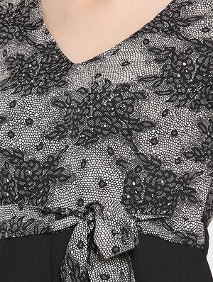 tie knot floral jumpsuit - 16677133 - Standard Image - 4
