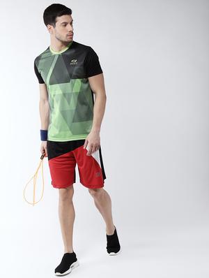 red color block shorts - 16677140 - Standard Image - 4