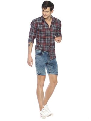 red checkered casual shirt - 16677289 - Standard Image - 4