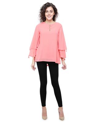 tassel embellished bell sleeved tunic - 16677530 - Standard Image - 4