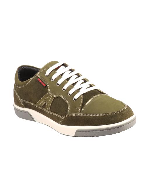 green suede lace up sneakers - 16677658 - Standard Image - 1