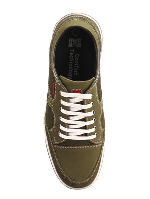 green suede lace up sneakers - 16677658 - Standard Image - 4