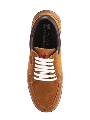 brown suede lace up sneakers - 16677662 - Standard Image - 4