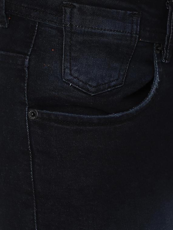 navy blue light washed denim jeans - 16677725 - Zoom Image - 4