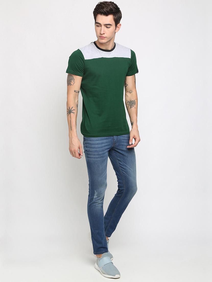 blue heavy washed jeans - 16677814 - Zoom Image - 4