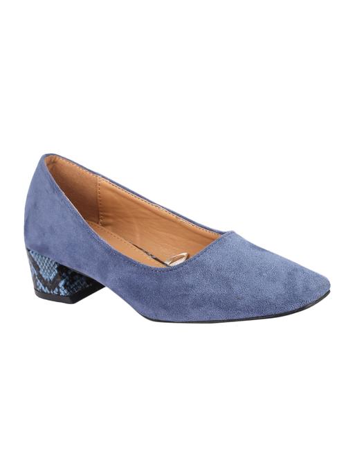 blue slip on pumps - 16678017 - Standard Image - 1