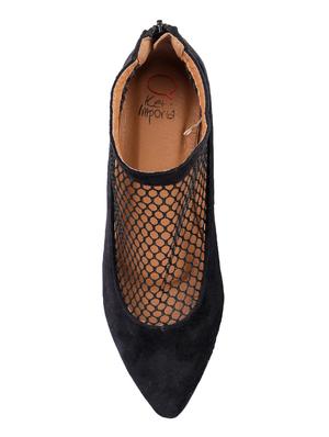 black slip on sandals - 16678033 - Standard Image - 4