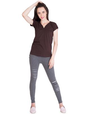 drawstring waist solid track pant - 16679362 - Standard Image - 4
