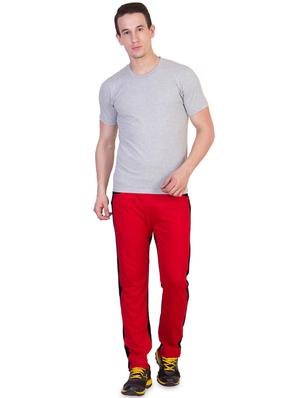 red color block track pant - 16679374 - Standard Image - 4