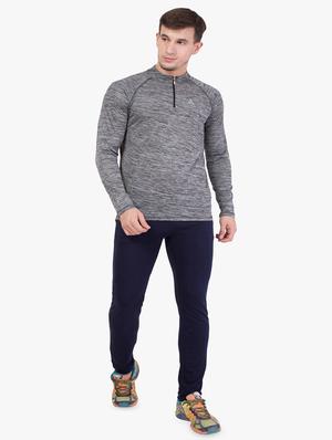 navy blue solid track pant - 16679402 - Standard Image - 4