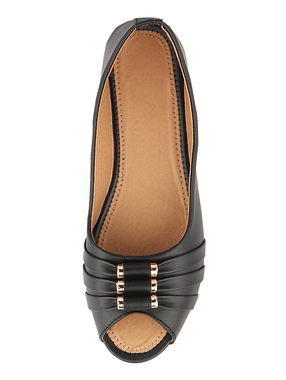 black slip on sandals - 16679441 - Zoom Image - 4
