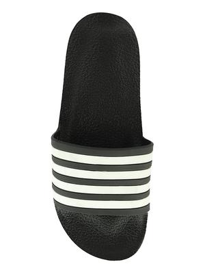 black slides flip flops - 16679456 - Standard Image - 4