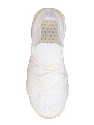 white lace-up sports shoes - 16680107 - Standard Image - 4