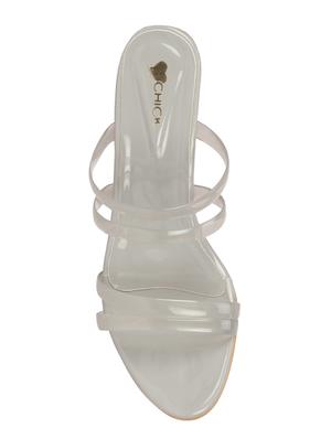 grey slip on sandals - 16680138 - Standard Image - 4