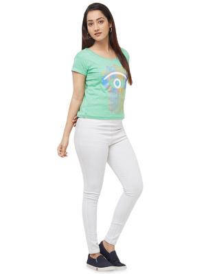 round neck graphic tee - 16680213 - Standard Image - 4