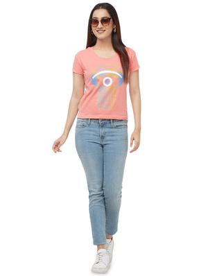 round neck graphic tee - 16680214 - Standard Image - 4