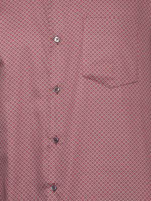 red printed formal shirt - 16680503 - Standard Image - 4