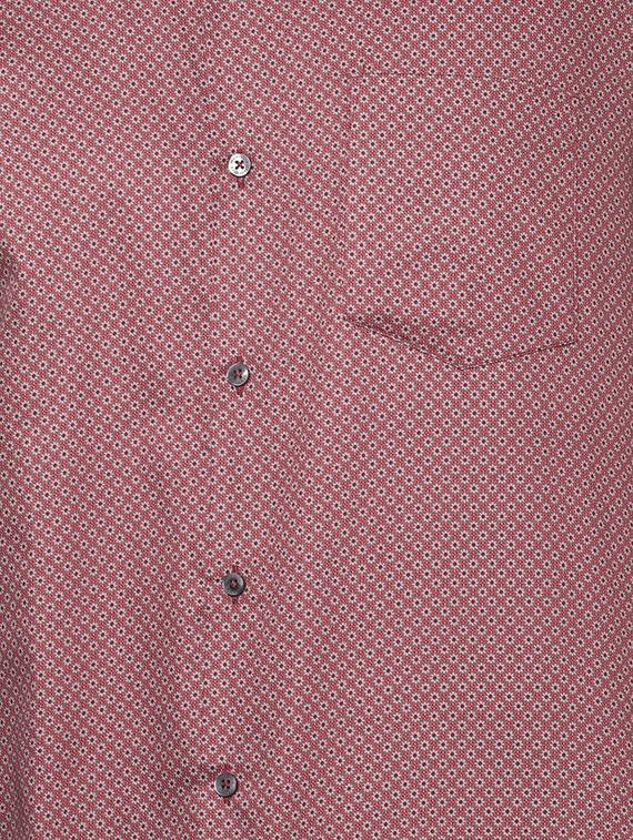 red printed formal shirt - 16680503 - Zoom Image - 4