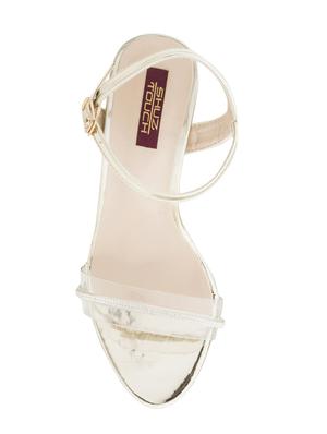 gold back strap sandals - 16680542 - Standard Image - 4