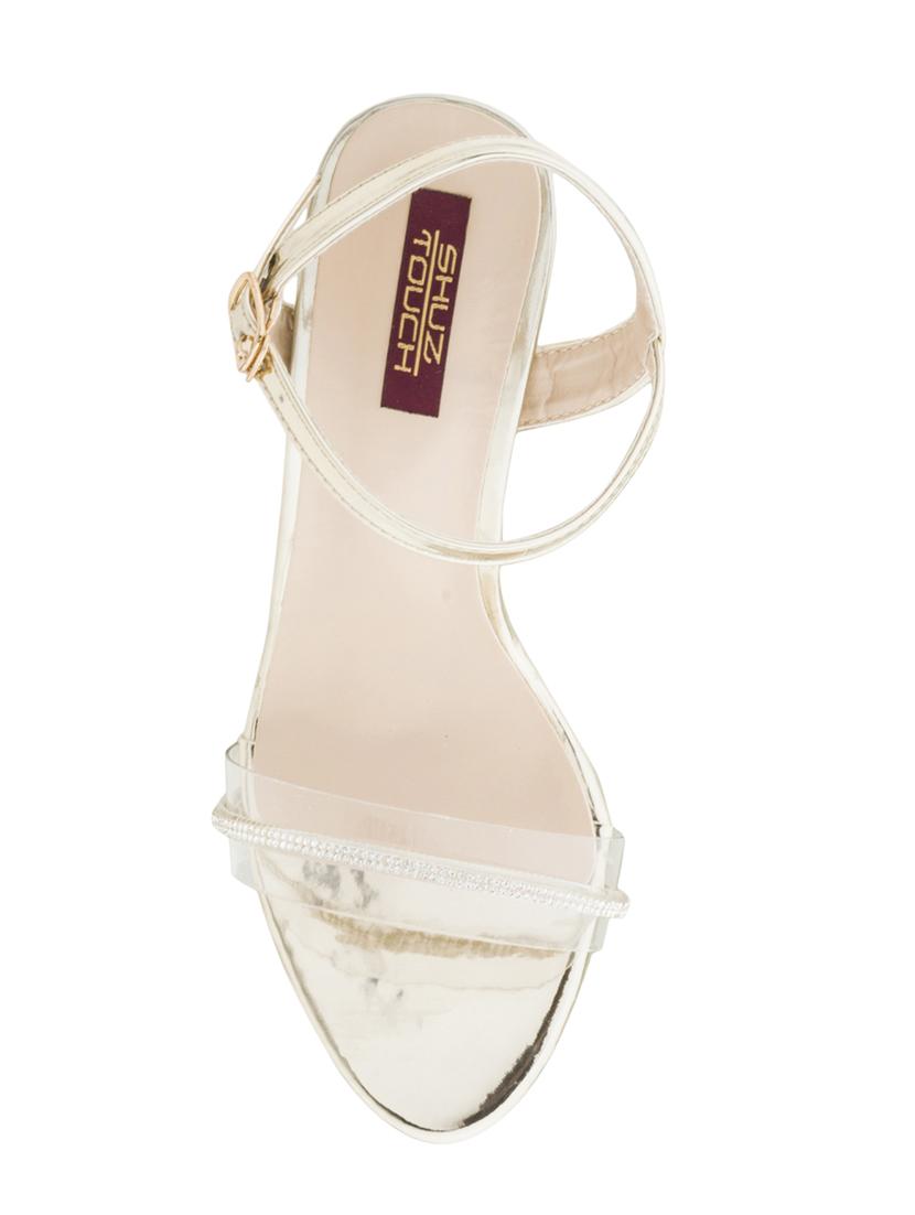 gold back strap sandals - 16680542 - Zoom Image - 4