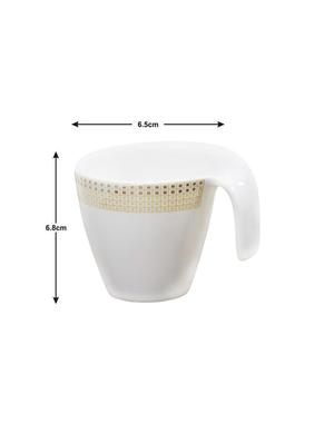 porcelain tea cups with real gold design (set of 6) - 16680894 - Standard Image - 4